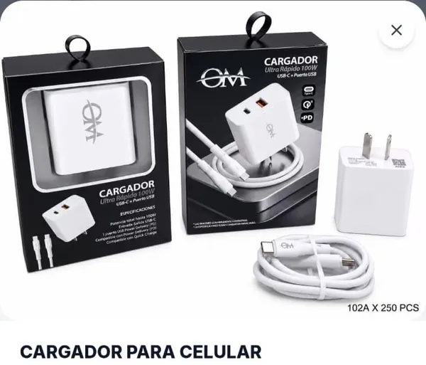 CARGADOR TIPO C 25W OM