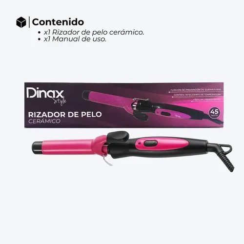 RIZADOR DE PELO CERAMICO DINAX