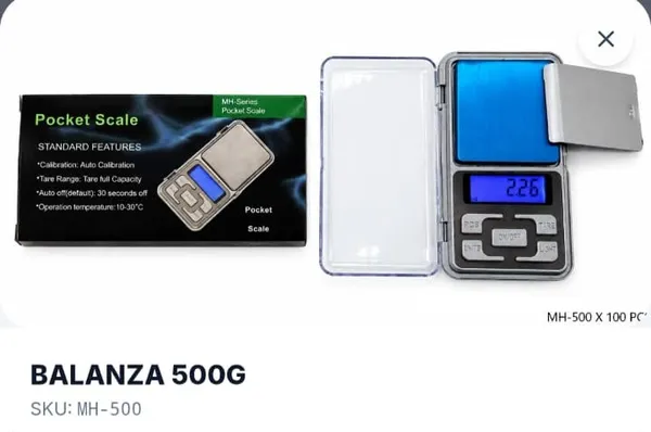 BALANZA GRAMERA 500G