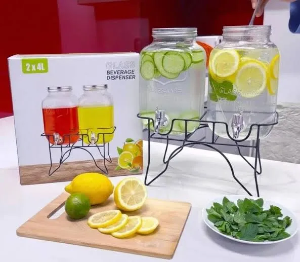 DISPENSER BEBIDAS TRANSPARENTE