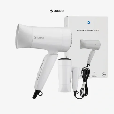 SECADOR DE PELO SUONO PEGABLE 1400W