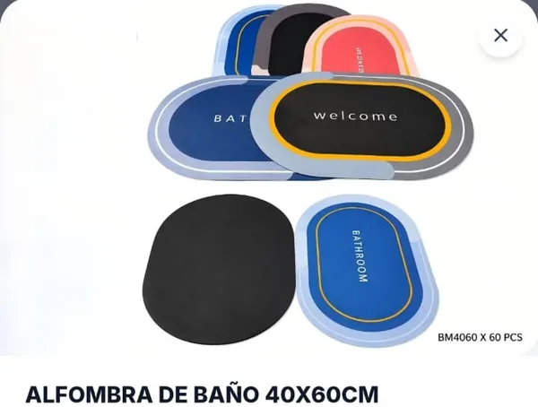 ALFOMBRA DE BAÑO 40X60CM