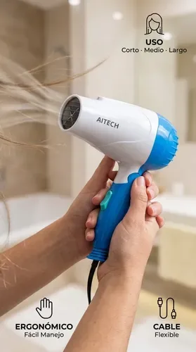 SECADOR DE CABELLO PLEGABLE AITECH