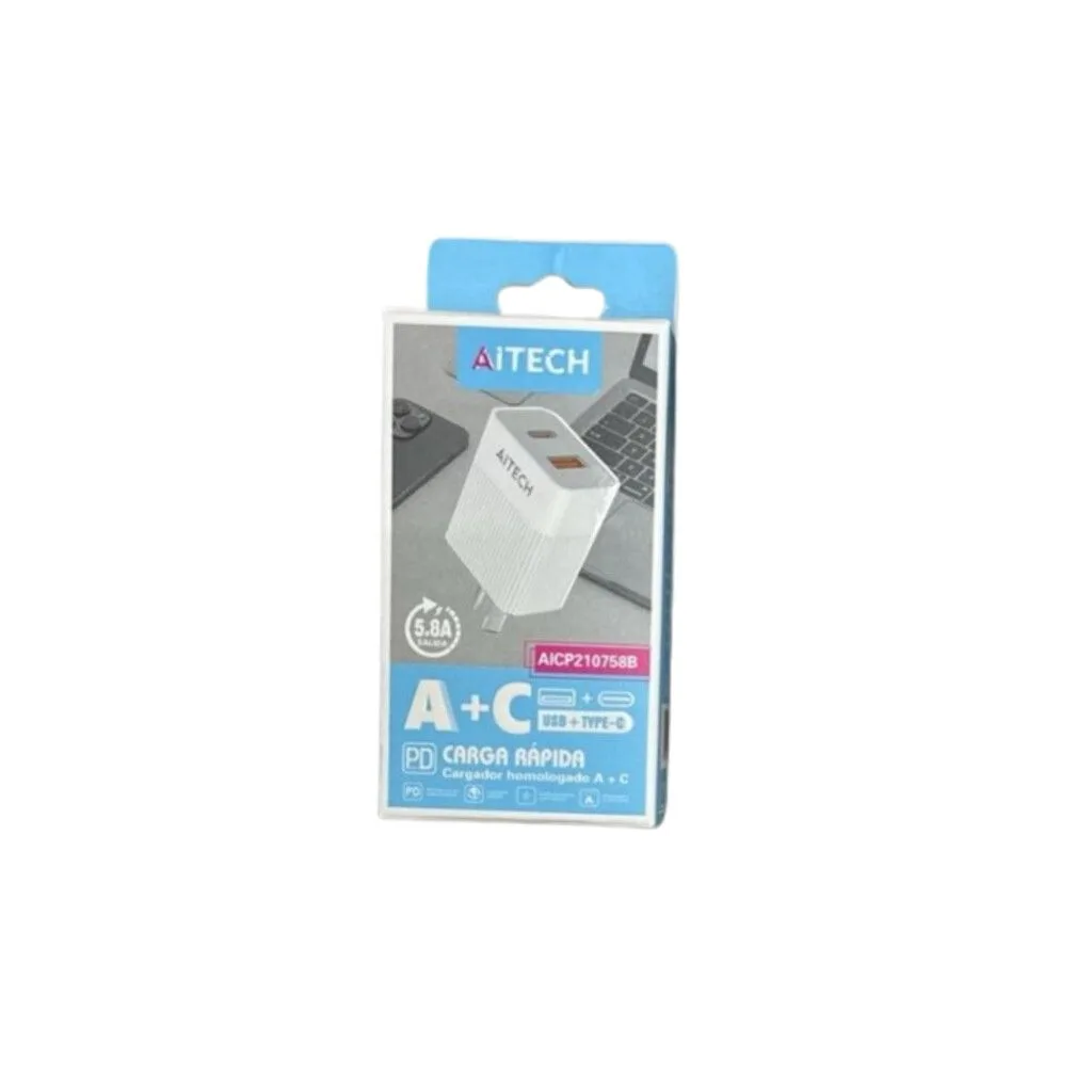 FUENTE AITECH USB Y USB-C 5.8A
