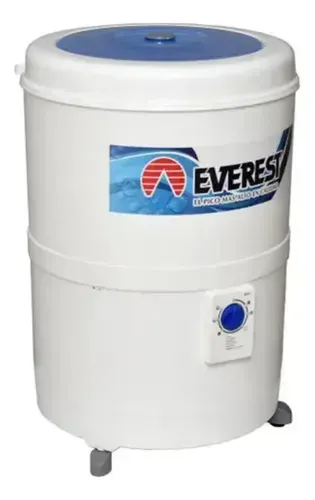 Lavarropas de pvc semiautomático redondo 10kg, 6 programas de lavado
