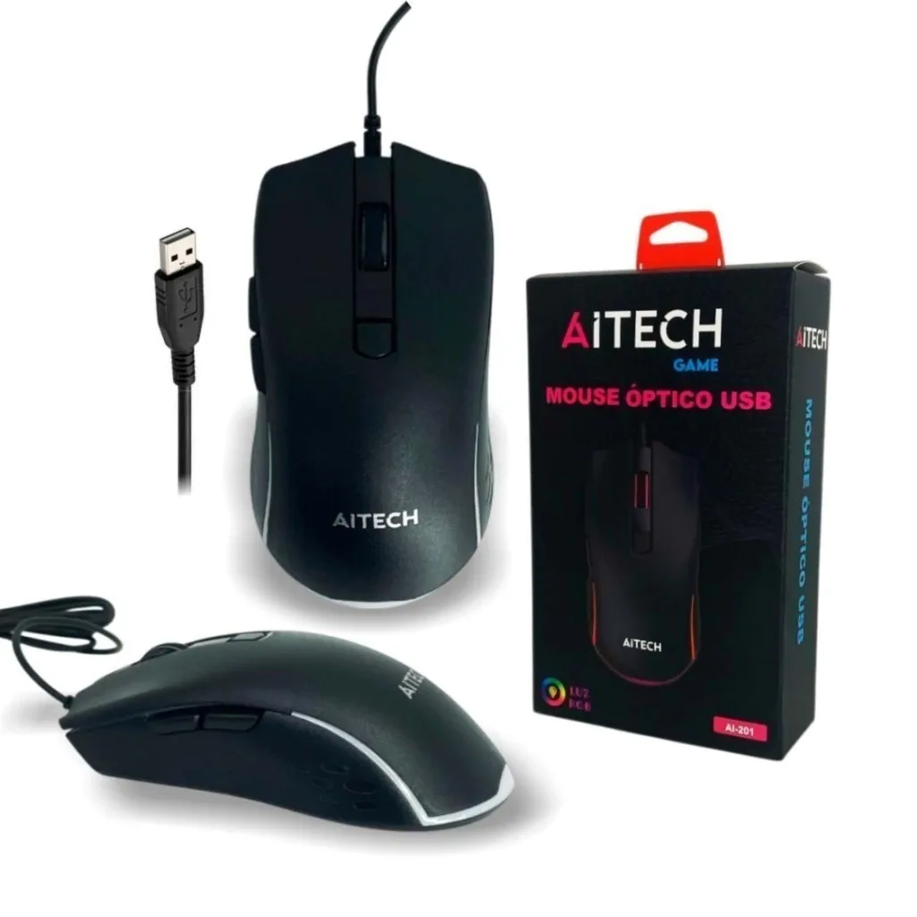 MOUSE OPTICO GAMER AITECH AI-201