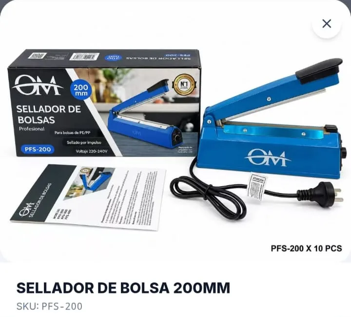 SELLADORA DE BOLSA 200MM